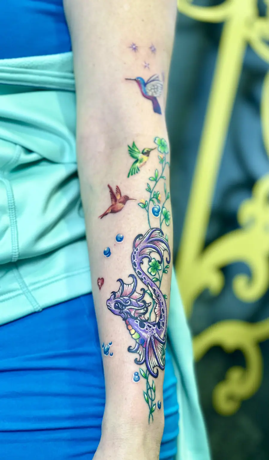 Dragon in Color — Manga / Anime Tattoo von Elisabeth Gerendai, V Tattoo & Beauty Art (Aargau, Schweiz)
