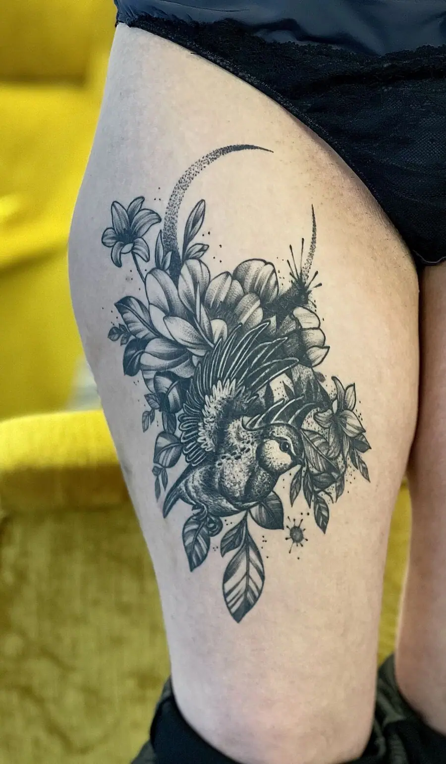 Dotwork Cover Up – Nachher — Cover Up Tattoo von Elisabeth Gerendai, V Tattoo & Beauty Art (Aargau, Schweiz)